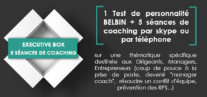 Executive box : 5 séances de coaching pour dirigeants, managers.
